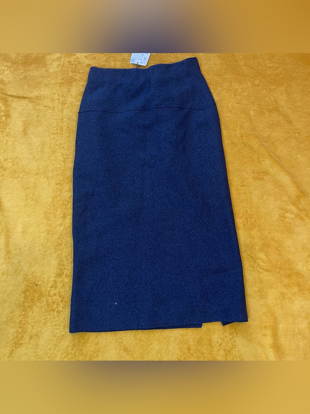 Zara Navy Pencil Skirt